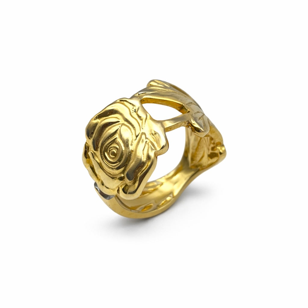 Golden Open Rose