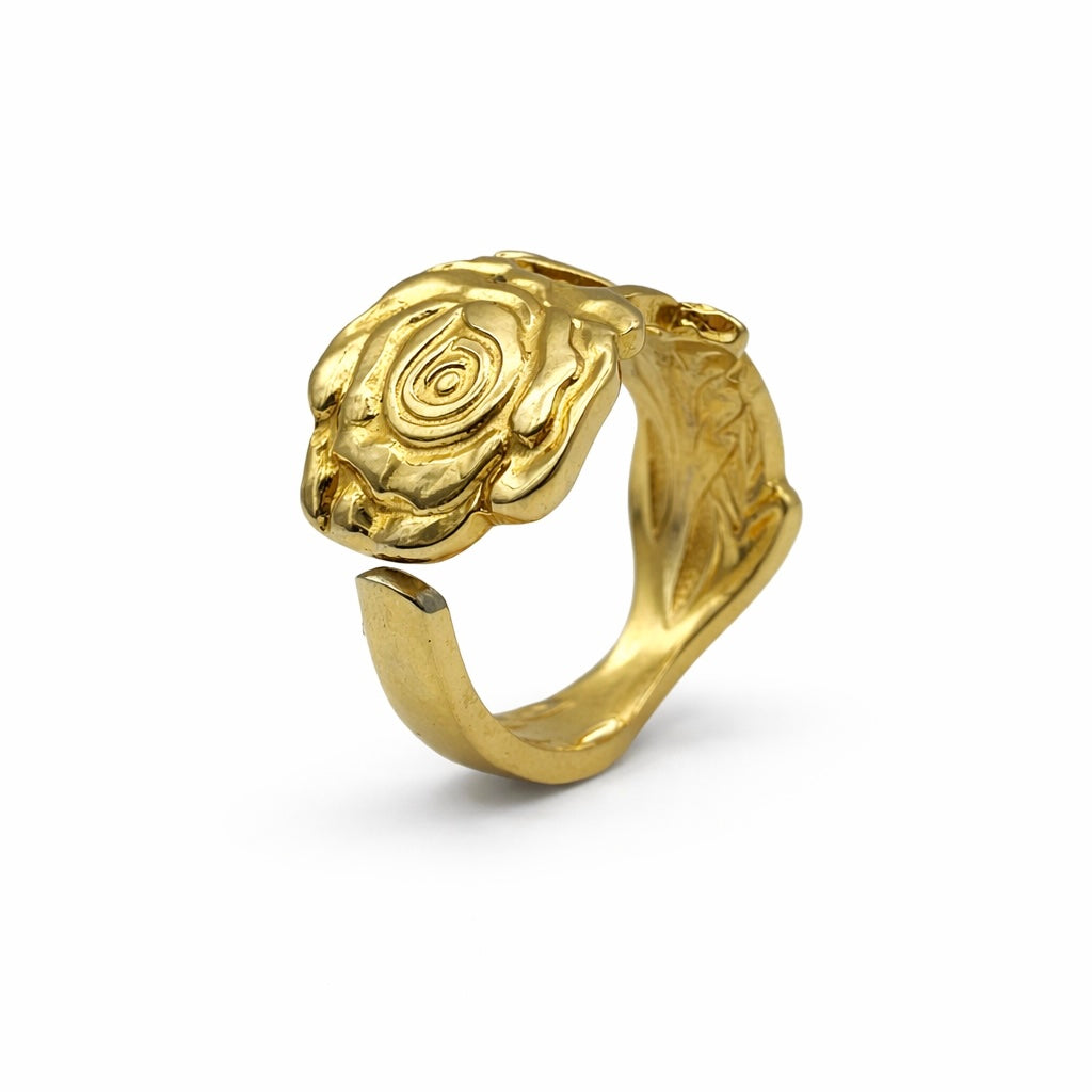 Golden Open Rose